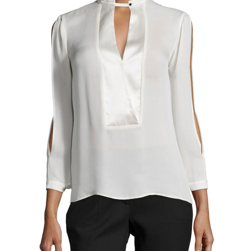 Halston Heritage silk blouse